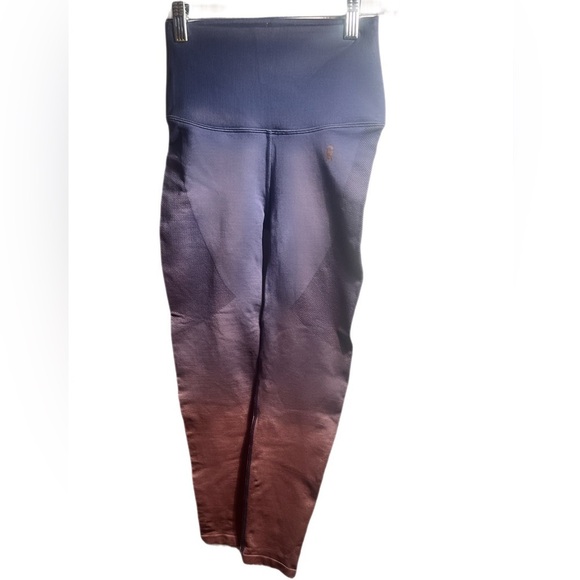 Good American seamless dip dye casual athletic yoga stretch leggings tight 0 - Picture 2 of 3